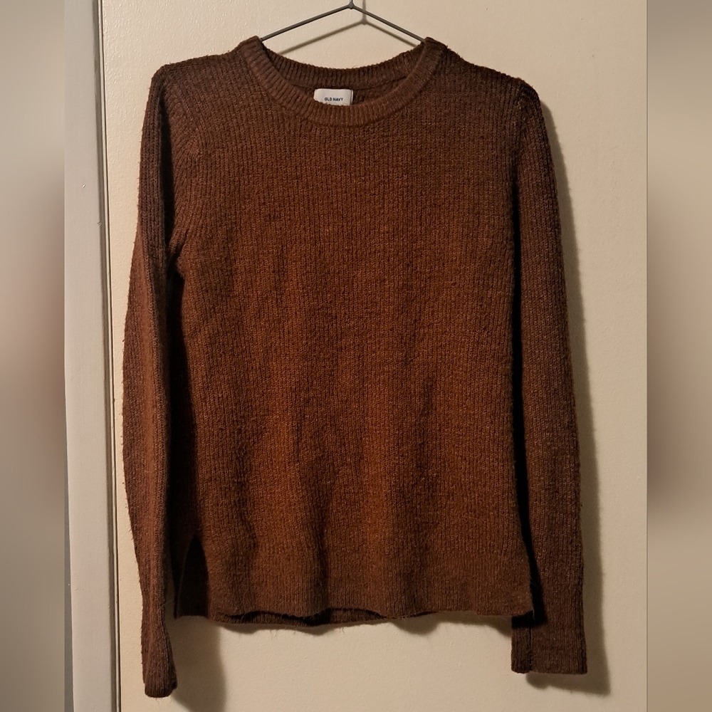 Old Navy Rich Brown Crew Neck Sweater